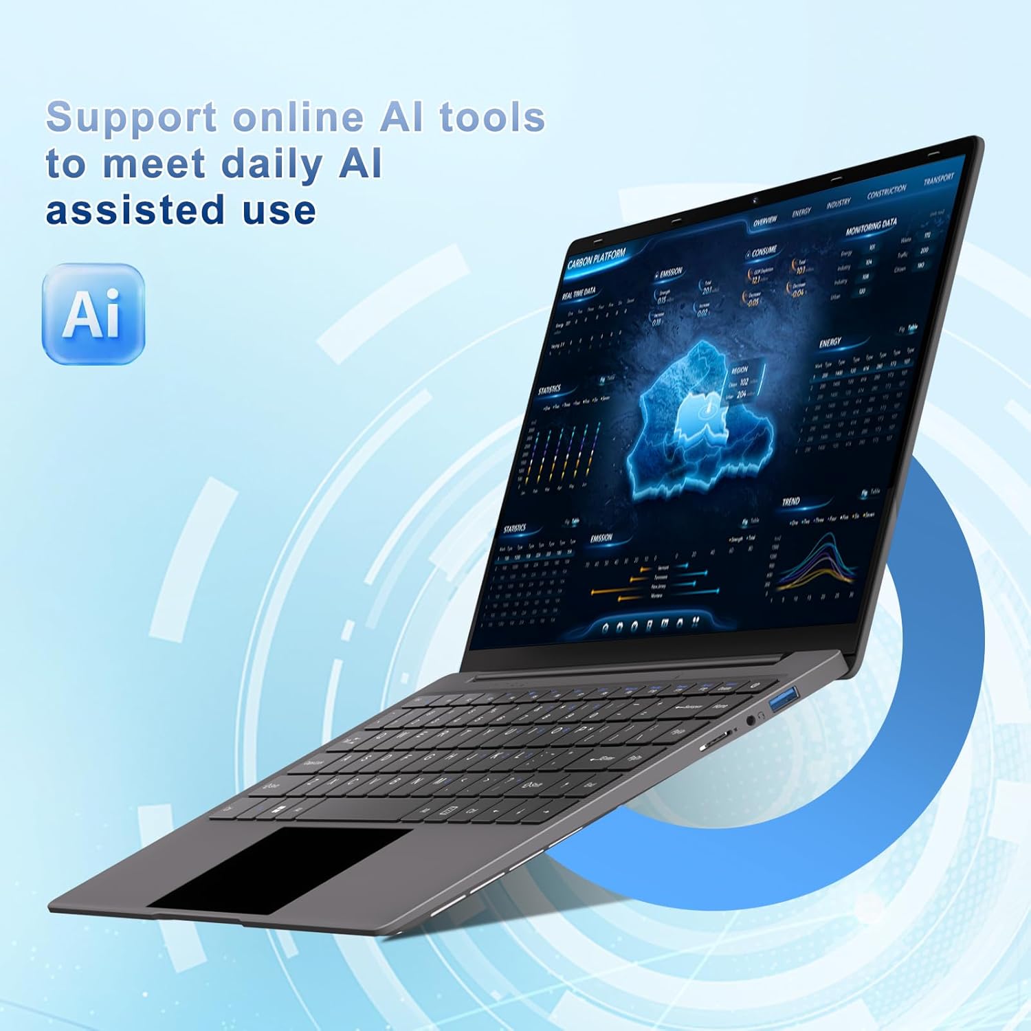 14 Inch Laptop Computer Win 11 8GB+256GB SSD Up to 1TB SSD Expand Laptops Celeron N4020 Up to 2.8Ghz 1080p FHD Dual WiFi BT4.2 with Webcam Screen Projection Function for Business Student- Gray
