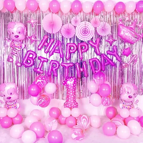 Happy Birthday Balloons Banner Letter Party Decorations ，16 Inch 3D Party Supplies，Inflatable Party Decor And Event For Kids And Adults (Purple) #TOP4