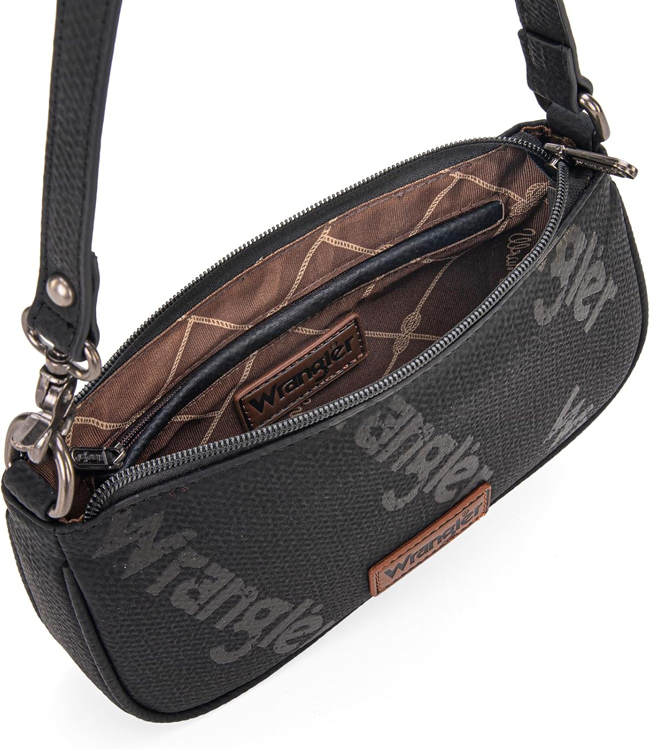 Wrangler Shoulder Bag for Women 90s Retro Top-Handle Hobo Handbag | 90s Retro, Top-Handle - Image 6