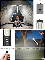 Vista 9 de Solar sensor lights, outdoor high-brightness lighting, motion sensor sensing, independent solar charging panel, detachable handheld lighting, safety