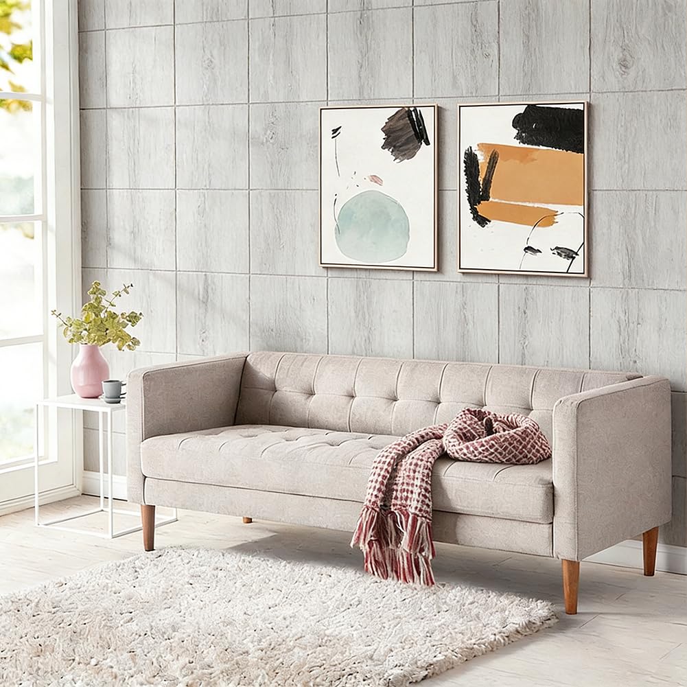 CEWROM Paneles de pared 3D de grano de madera, 20 unidades de paneles de pared autoadhesivos, papel pintado 3D paneles de pared autoadhesivos PVC resistente al agua, 30 x 30 cm, azulejos impermeables