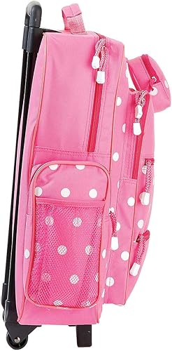 Miniatura 6 de Lillian Vernon Equipaje rodante para niñas, Rosado, Puntos rosados