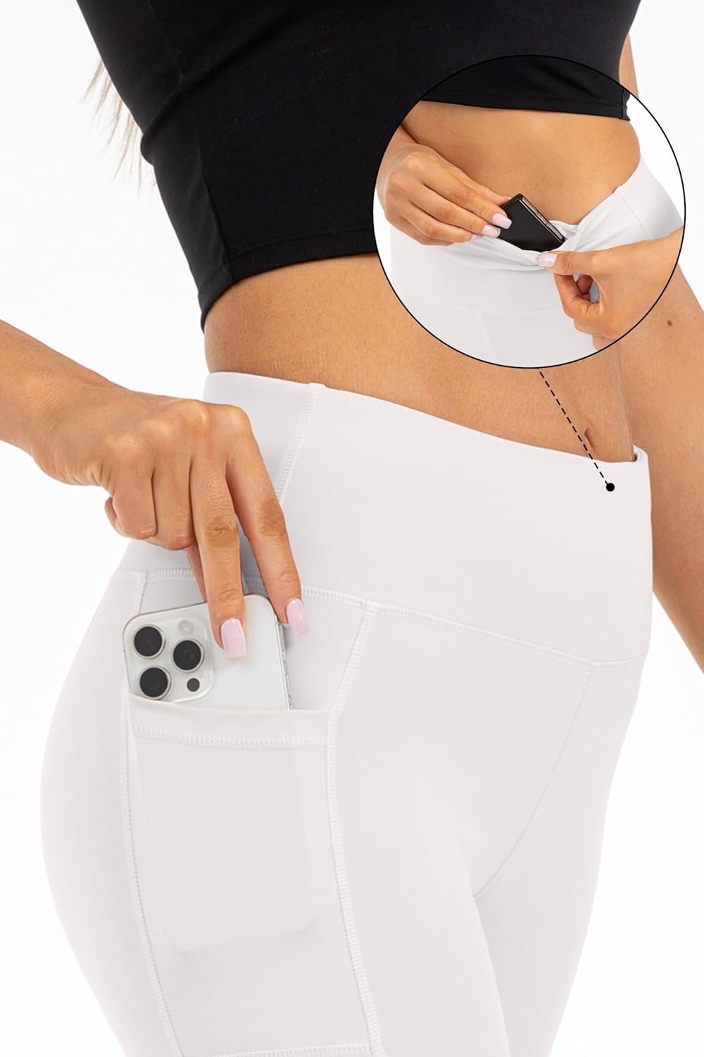 High Waisted Leggings for Women Tummy Control Yoga Pants Workout Leggings Ultra Soft No See Through - Image 6