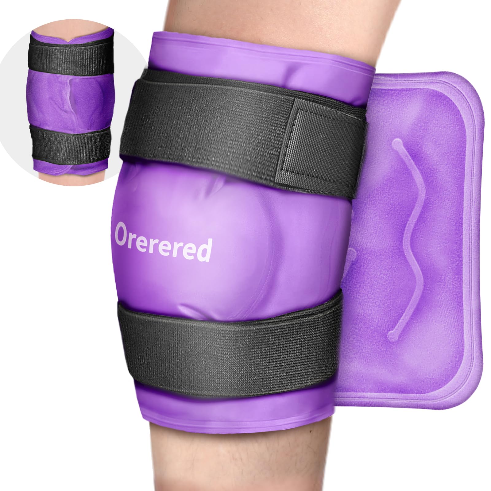 Knee Ice Pack Wrap for Injuries Reusable, Cold Packs for Knee Elbow Pain Relief for Replacement Surgery, Swelling, Meniscus Tear, ACL, Sports Injuries