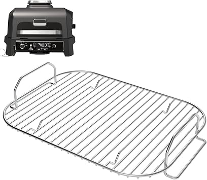 Smoke Rack for Ninja Woodfire Outdoor OG800 and OG900 Series, Stainless Steel Rack for Ninja XSKRSTRKXL Woodfire Pro XL, Pro Connect XL Grill Accessories