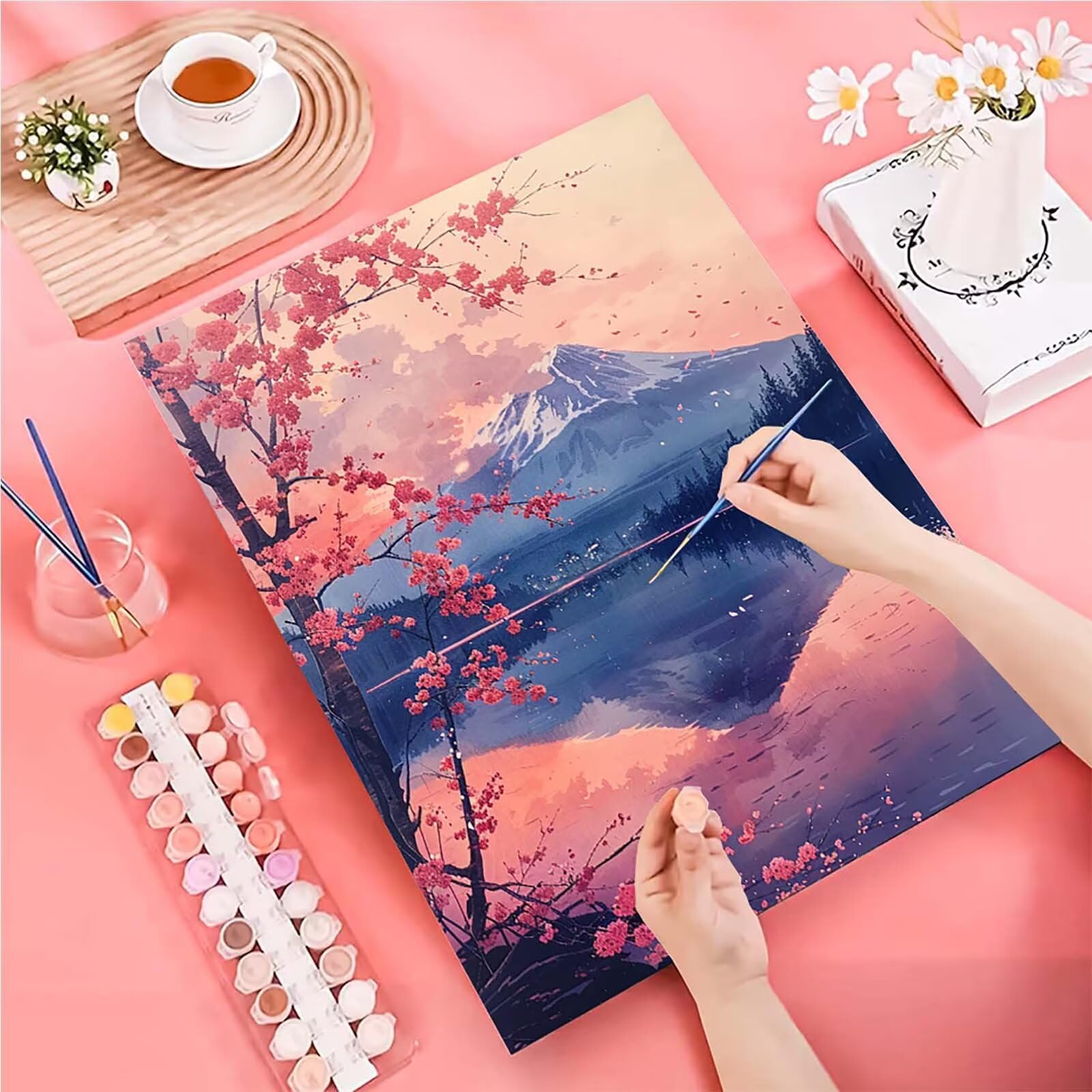 Amazon.com: Mount Fuji Paint by Numbers Kit for Adults, Paint by