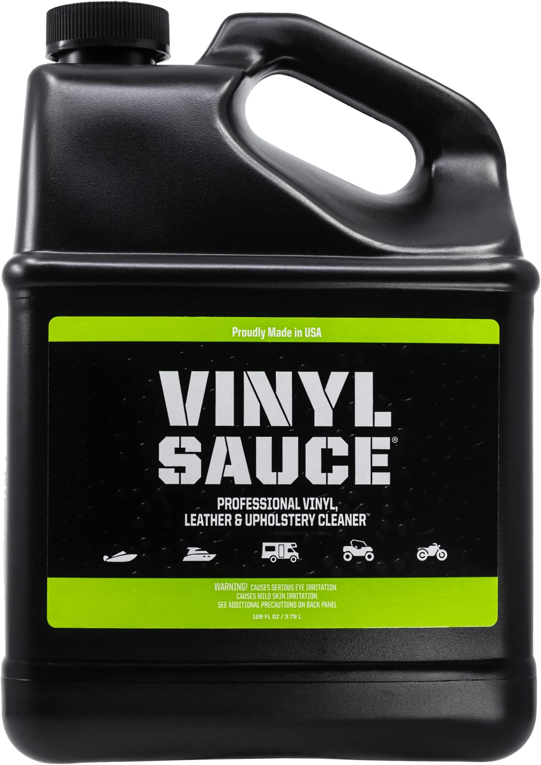 Boat Bling Condition Sauce Premium Interior Moisturizer with UV Protection, for Boats, RVs, Powersport Vehicles and More (1 Gallon, Conition Sauce) (Condition Sauce, Gallon)