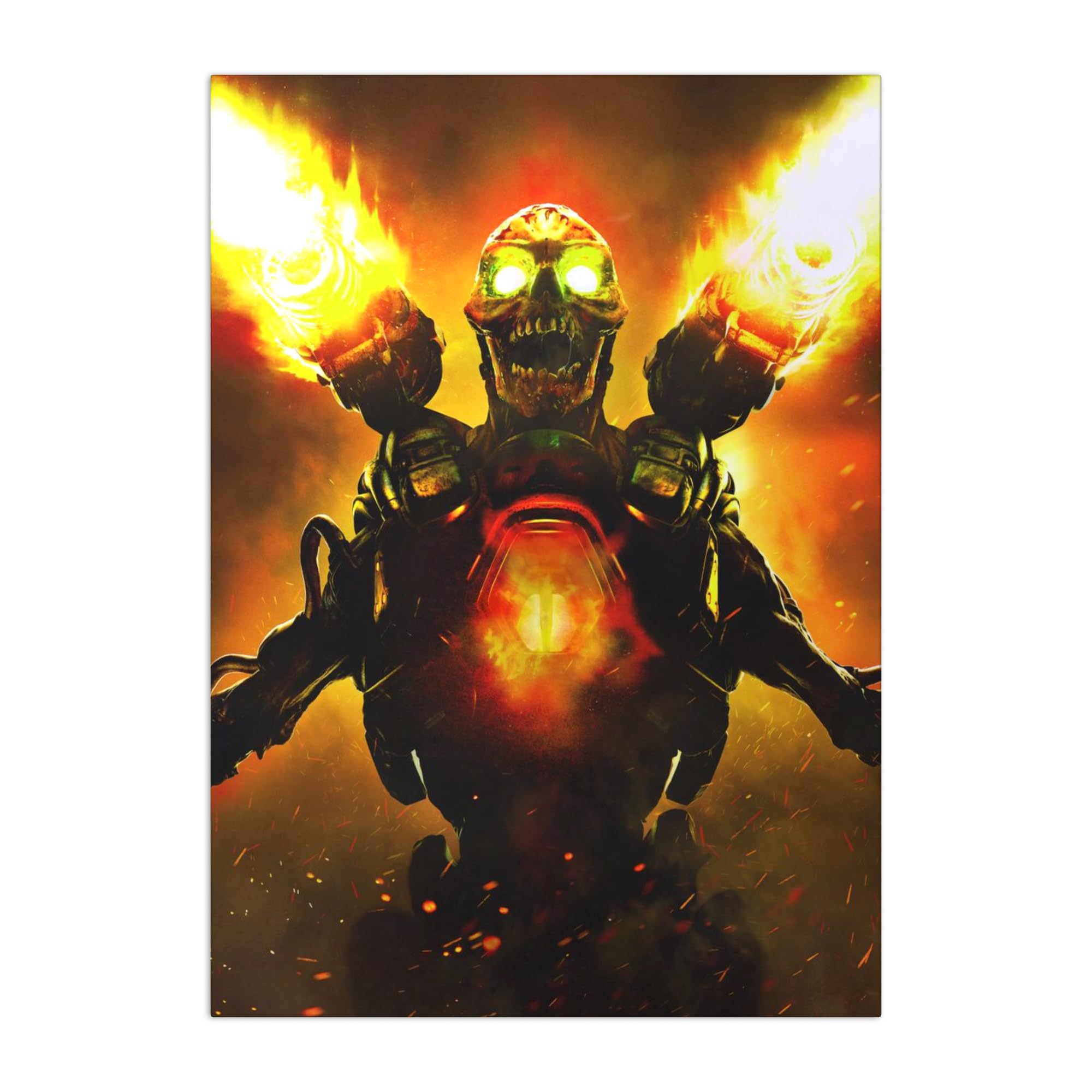 Displate - Poster In Metallo - Montato a Magnete - DOOM - The Revenant