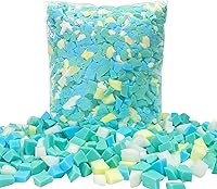 Vista 17 de Relleno de espuma viscoelástica triturada de 10 libras para relleno de puf, cojín de silla de almohada, cama de perro, repuesto para manualidades