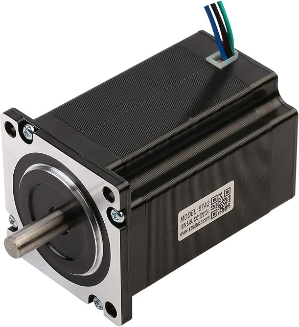 RTELLIGENT Nema 23 Stepper Motor 2.2Nm 4.0A 4-Lead 57x80mm 8mm Shaft 1.8Deg Digital Step Stepping Motor for 3D Printer/Laser/CNC Machine