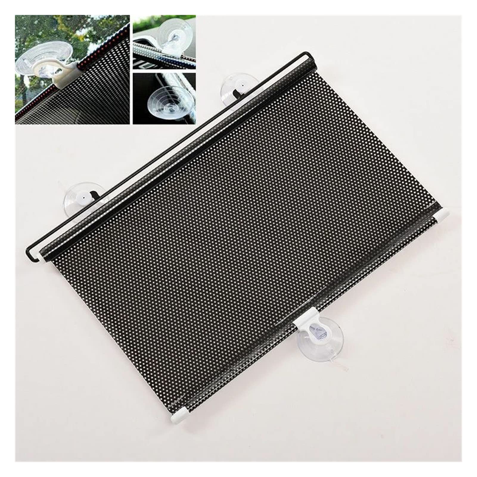 Tendine Parasole Auto Tendalino Parasole Parasole Parabrezza Parasole Visiera Auto Auto Nero 58 X 125 Cm Copri Finestrini Auto