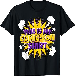 This is My Comic Con Shirt Funny Convention Cosplay T-Shirt