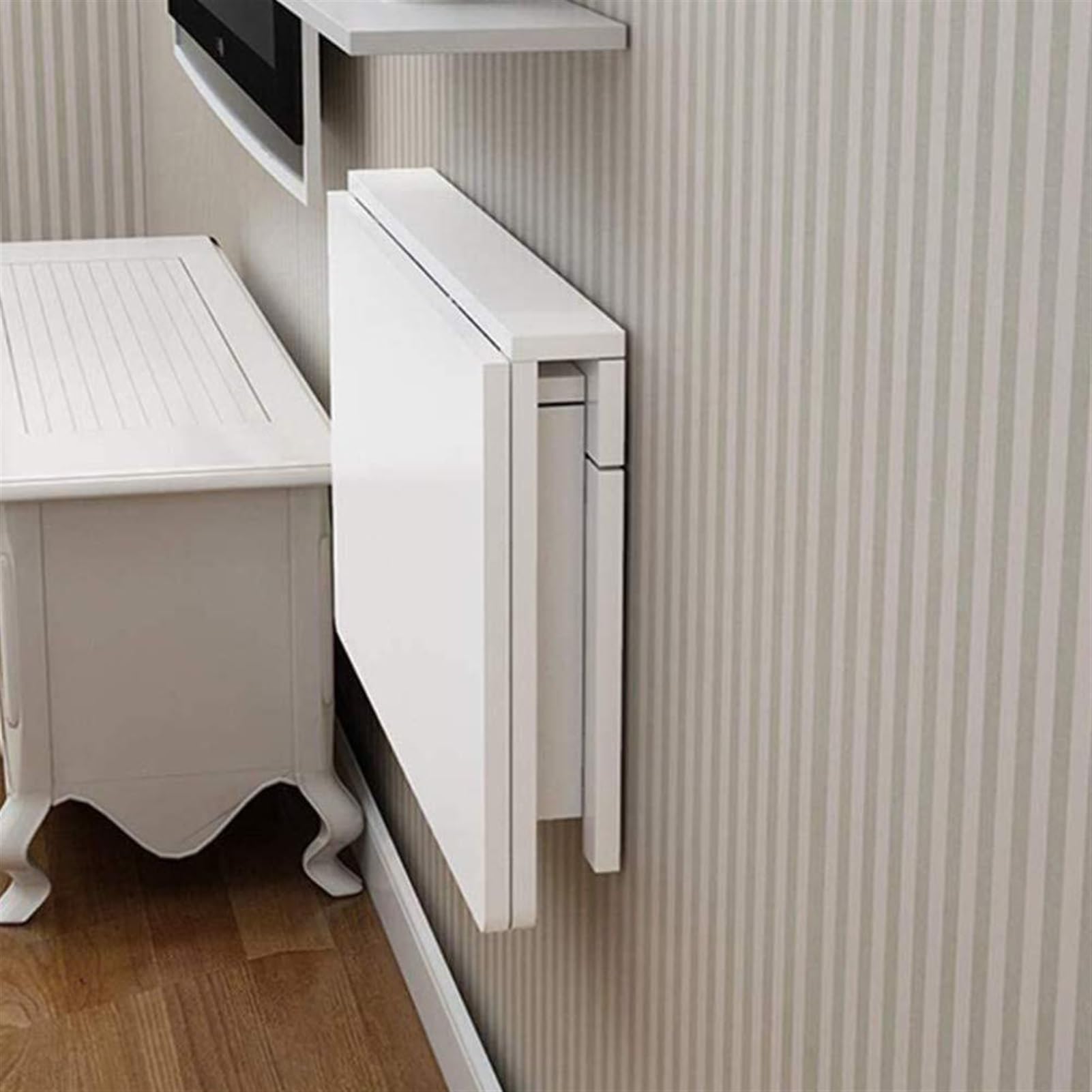 Table de cuisine et de salle à manger blanche : créez un coin repas cosy et suspendu