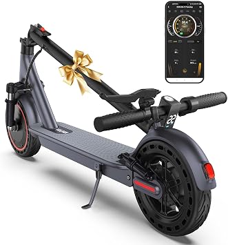 VOLPAM Electric Scooter, 500W/350W Strong Motor, Max 22/19 MPH Top Speed & 22/17 Miles Range, 10"/8.5" Foldable E Scooter with Smart APP, Cruise Control