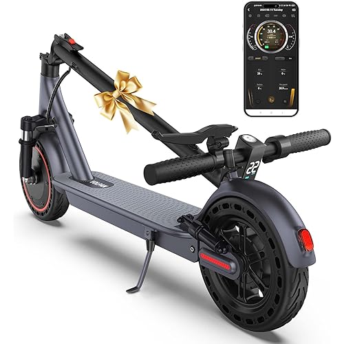 VOLPAM 10 Inches Electric Scooter, Dual Suspension, 22 MPH Top Speed, 500W Powerful Motor, 28 Miles Long Range, Dual Braking, Max Load 264 lbs