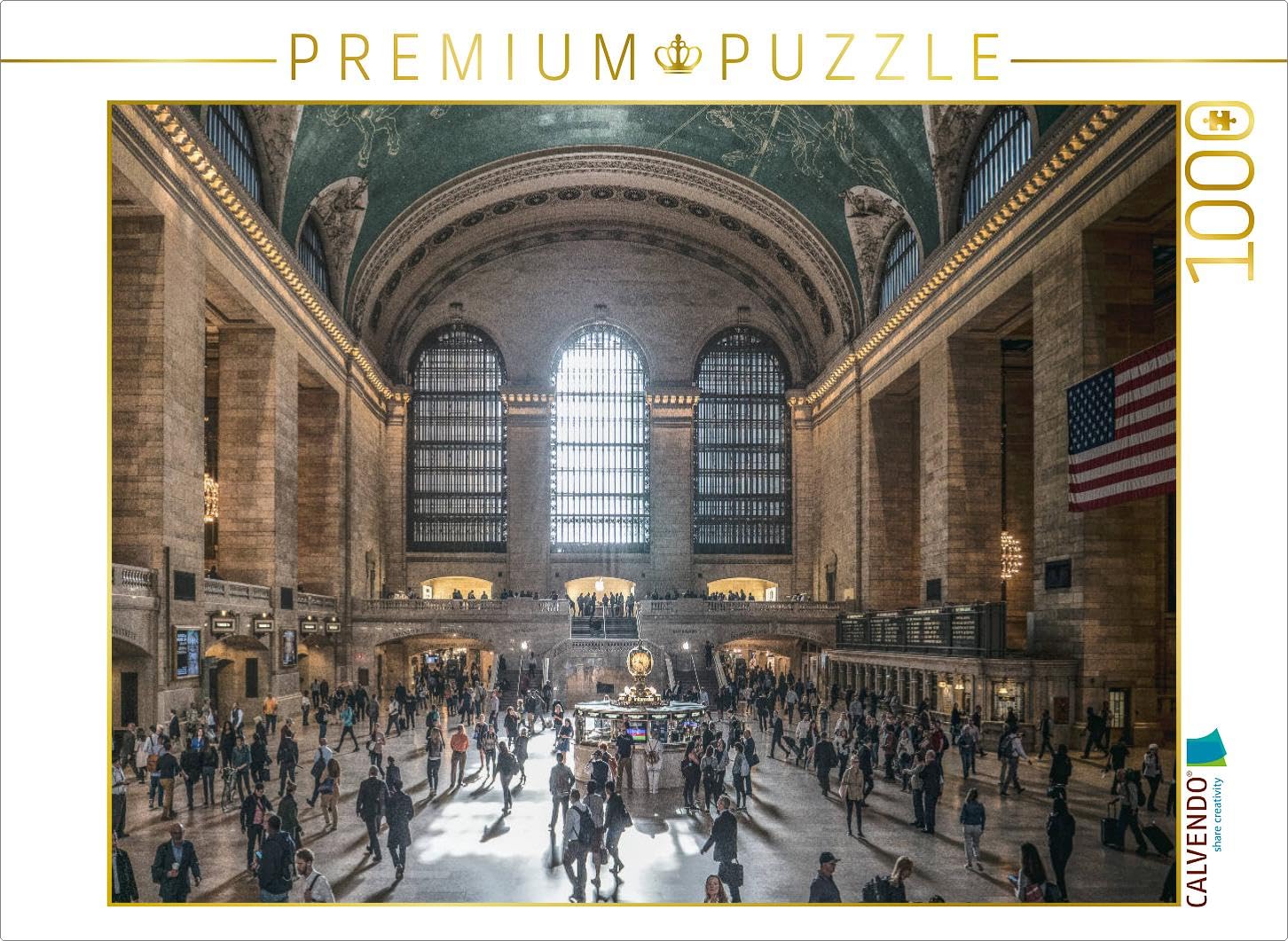 CALVENDO Puzzle EIN Motiv aus dem Kalender New York – Von Brooklyn zur Grand Central Station 1000 Teile Puzzle quer 1000 Pieces 64 x 48 cm from Dock 8
