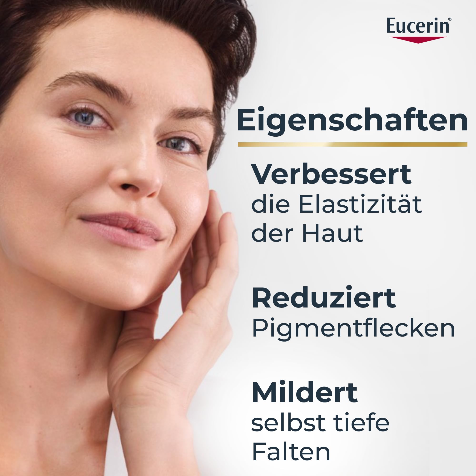 Eucerin Hyaluron-Filler + Elasticity Tagespflege LSF 30 Nachfüllkapsel 50 ml, Gesichtscreme fördert die Hautelastizität, reduziert Falten und Flecken, Anti Aging Creme mit Hyaluronsäure und Thiamidol
