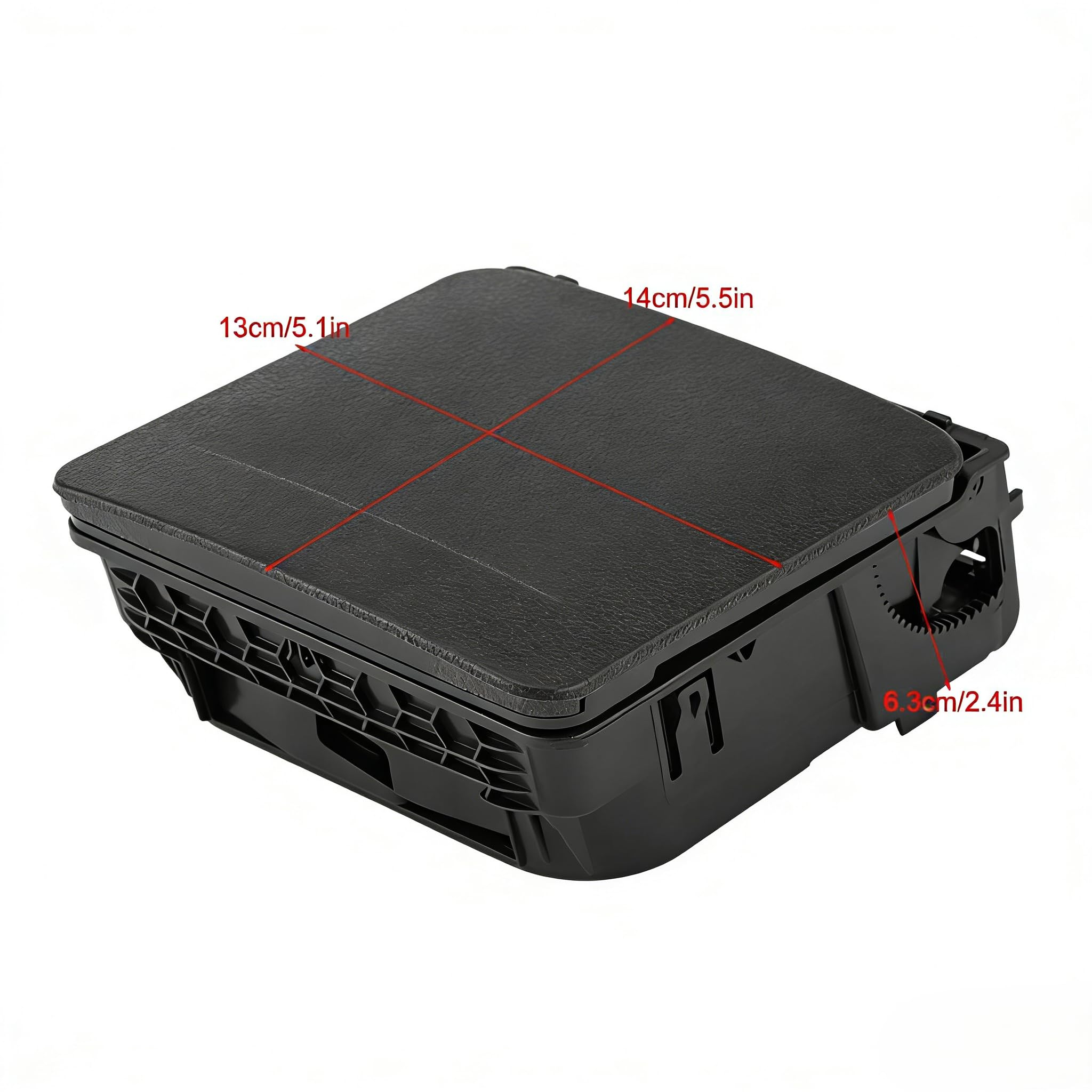 Portabicchieri per auto, Portabevande pieghevole per auto, portabicchieri della console centrale del bracciolo posteriore per Jetta Golf GTI MK5 MK6 EOS RABBIT 1K0862532