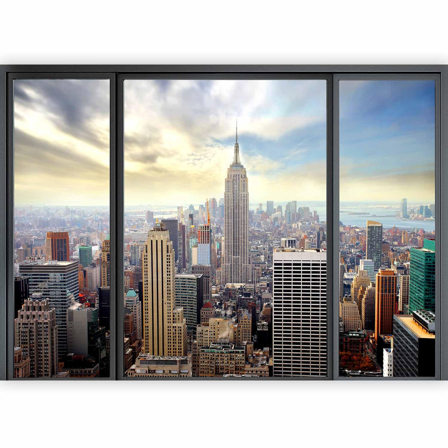 Carta da Parati Moderna per Soggiorno, New York, 200x140 cm