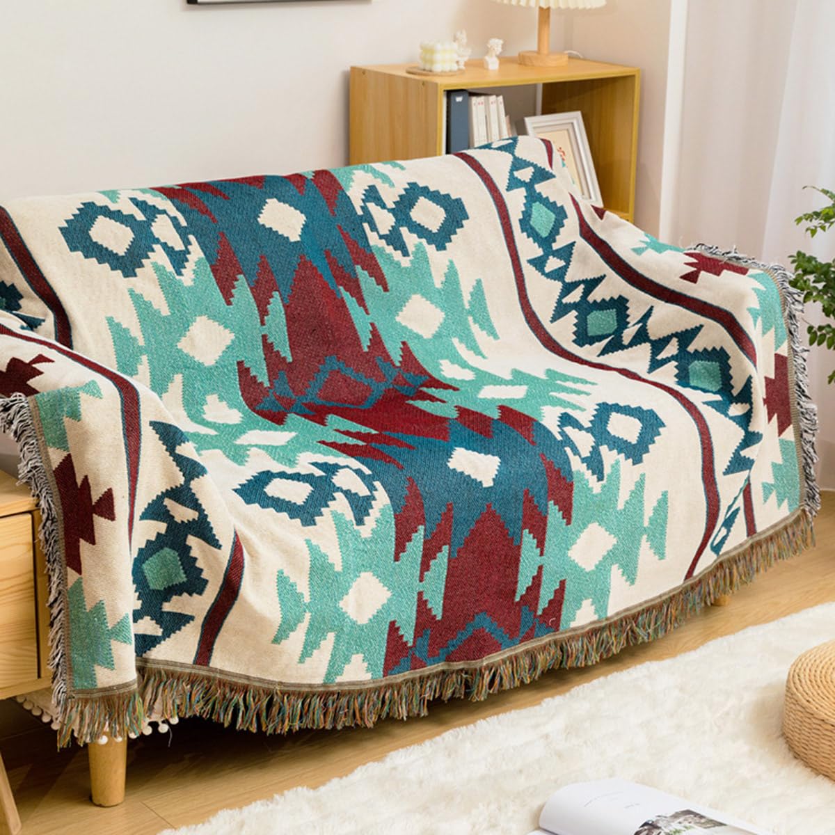Housse de canapé extensible 3 places universelle antidérapante 90x150cm