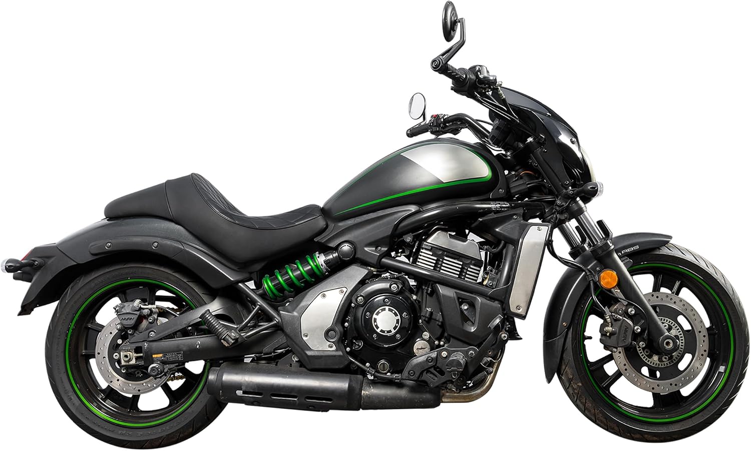 2-Up Rider Passenger Comfort Saddle Seat Fit for Vulcan S 650 2015-2026 | Great Upgrade, Comfortable for Long Rides, Fast Easy Install, Waterproof Rain Cover, Better Cushioning, Custom Diamond-Stitch