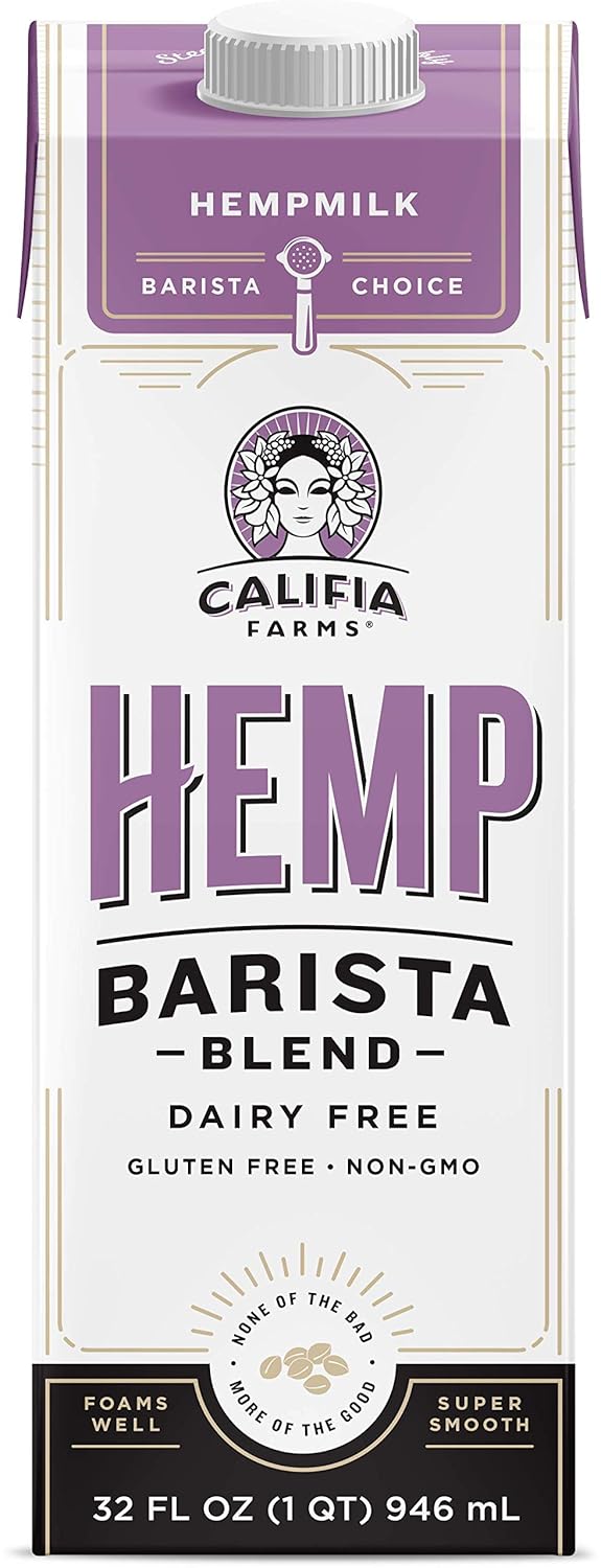 Califia Farms Hemp Milk, Barista Blend, 32 Oz Dairy