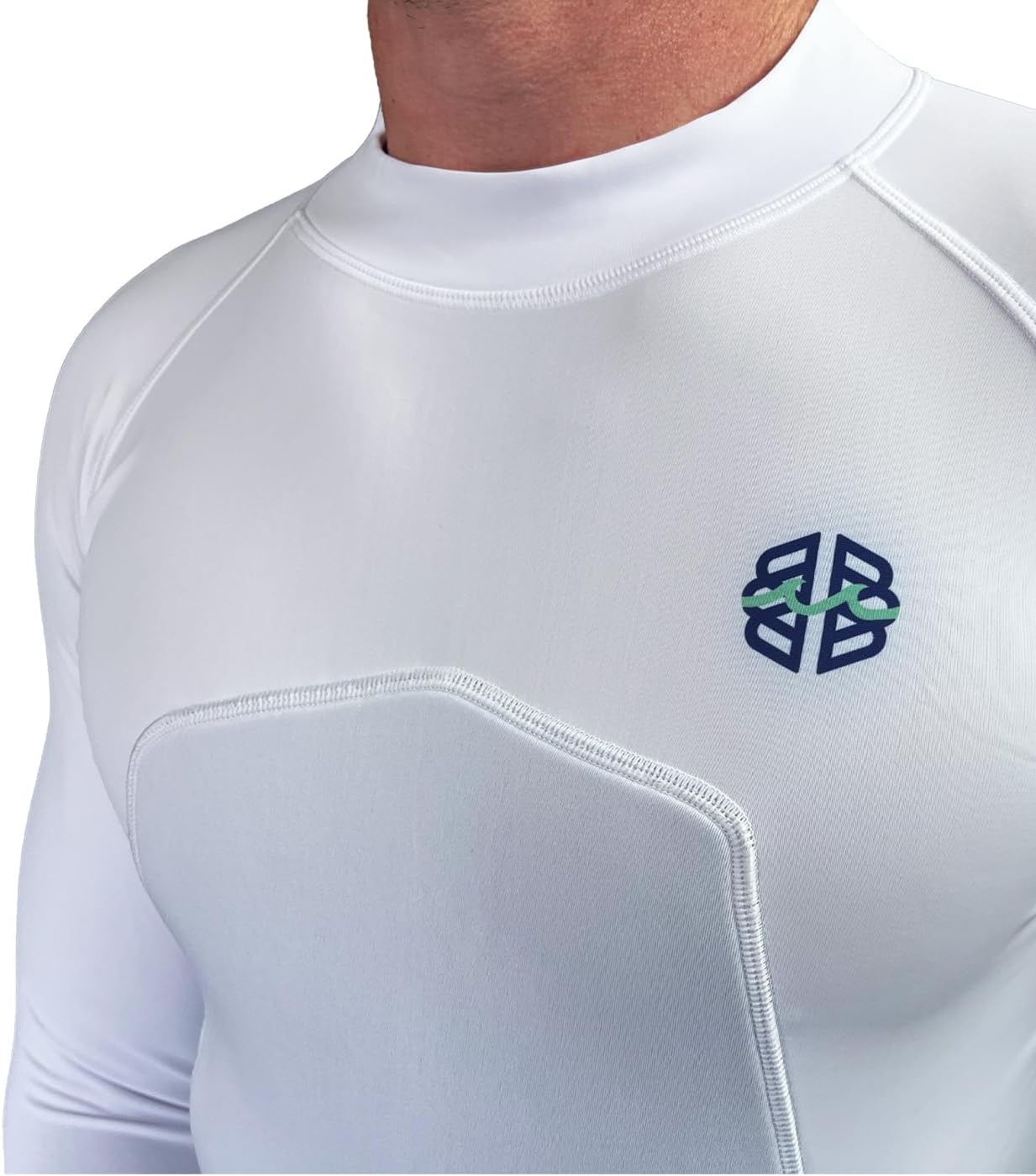 RIBBY SPF 50+ 5mm Padded Rash Guard for Surfing, Boogie, Scuba - Image 5