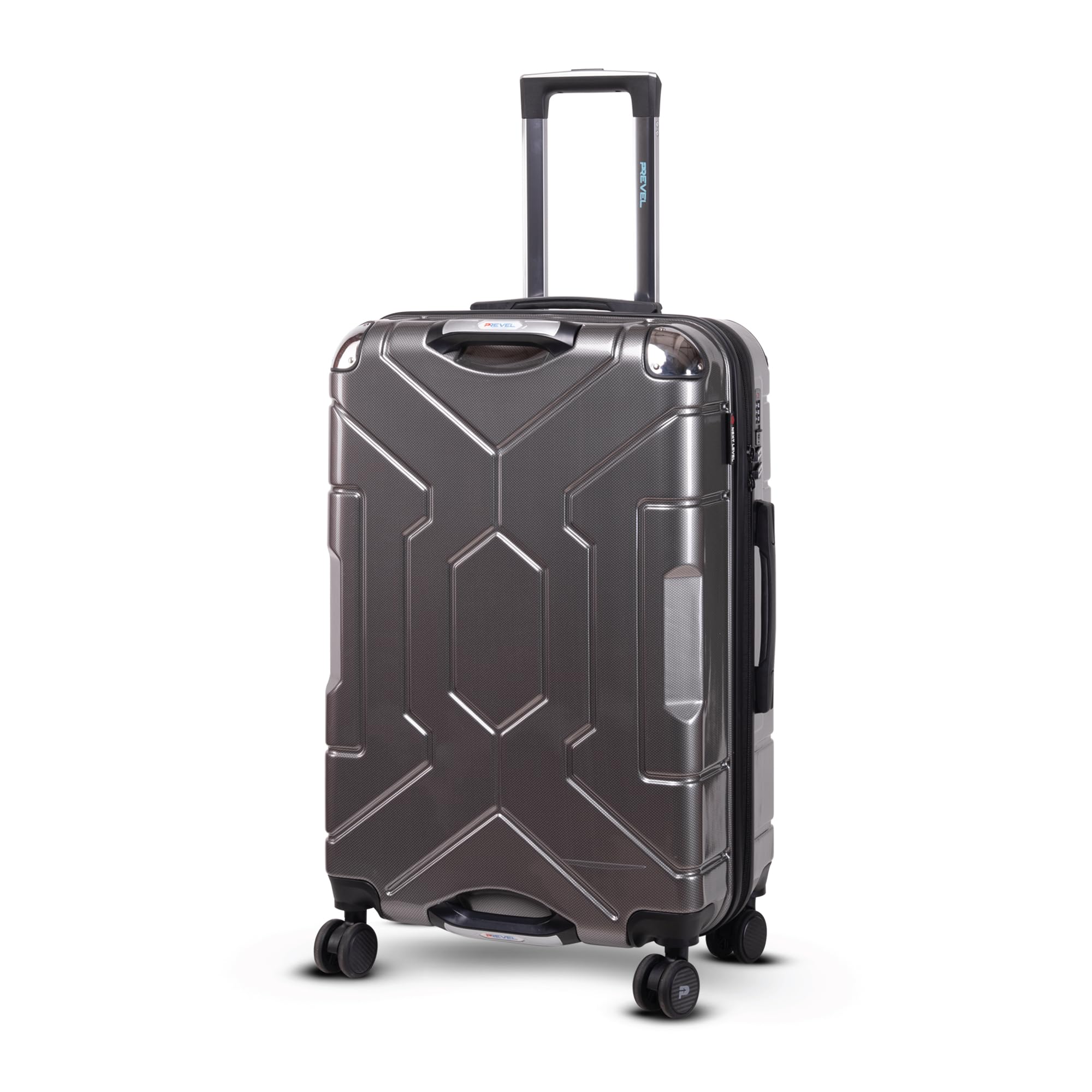 Awenger 66 cm Check-in Polycarbonate Trolley Bag for Travel | Hard Shell 8 Spinner Wheels | Lightweight Luggage | 360° Spinner | Water Repellent | Grey Suitcase for Men & Women-image-45