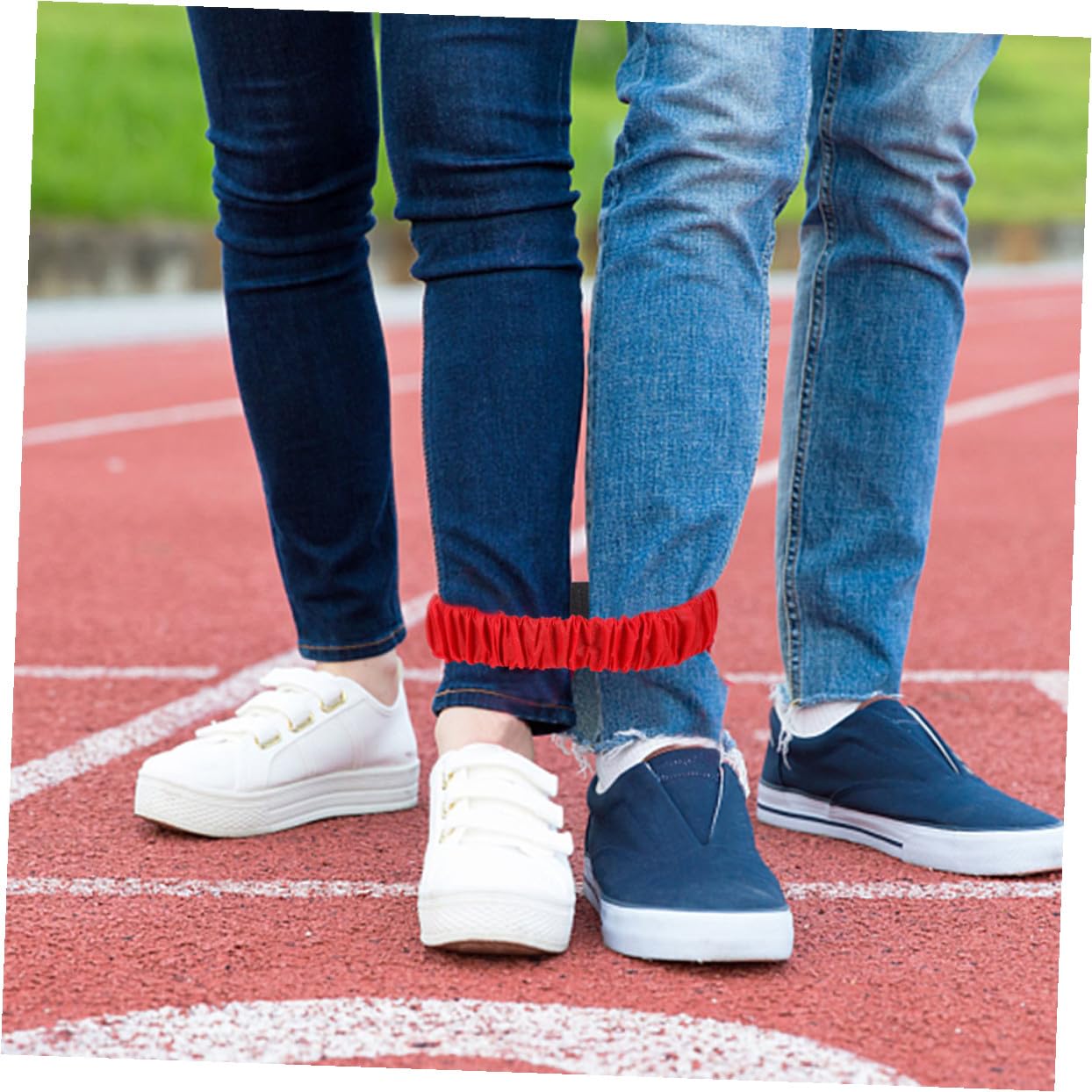 HANABASS Bandas Elásticas De para De Piernas De Coloridas Rojo Azul Verde Naranja para Eventos Deportivos Interacción Familiar Y Fiestas