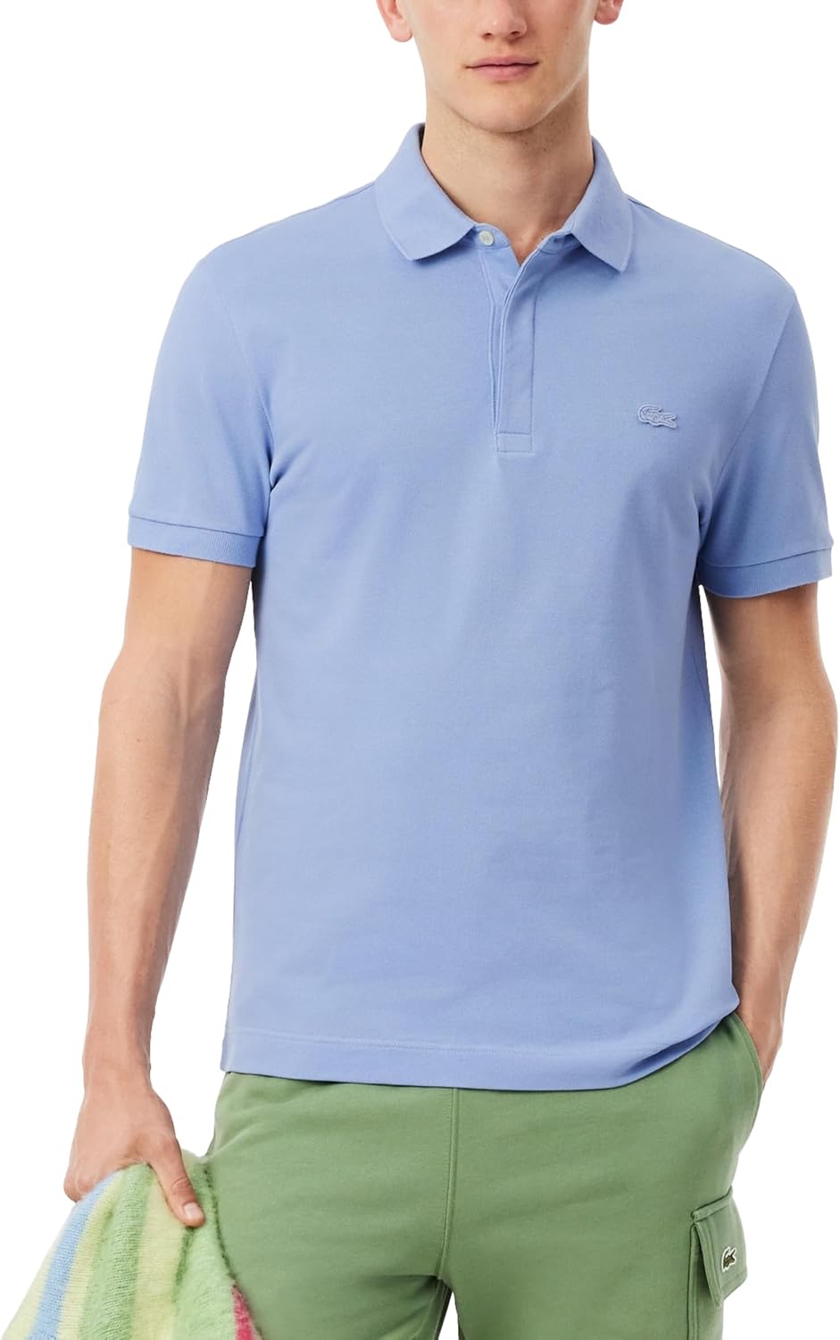 Lacoste Mens Regular Fit Paris Stretch Piqué Polo Shirt