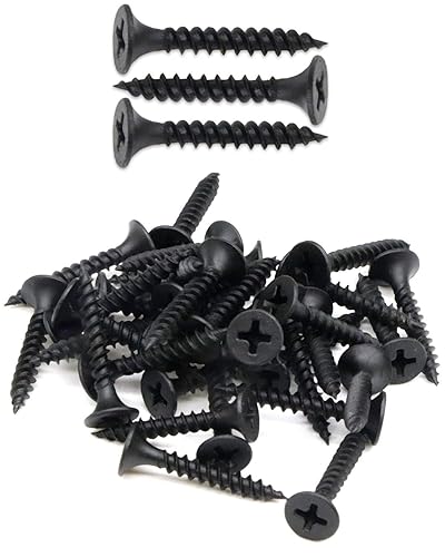 Miniatura 15 de IMScrews Tornillos Phillips de cabeza plana #6 x 1-3/4 pulgadas para paneles de yeso de rosca fina, tornillo de madera de punta afilada, acero al