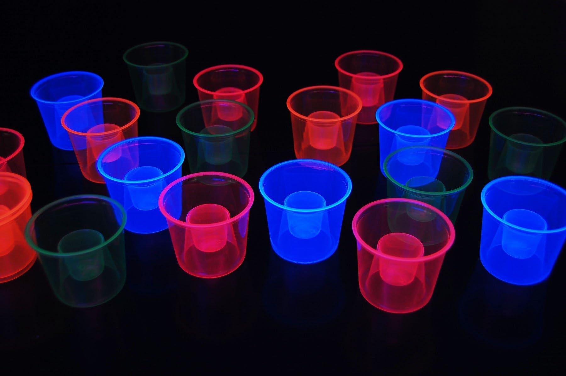 Plastic Power Bomber Shot Cups or Jager Blaster Bomb