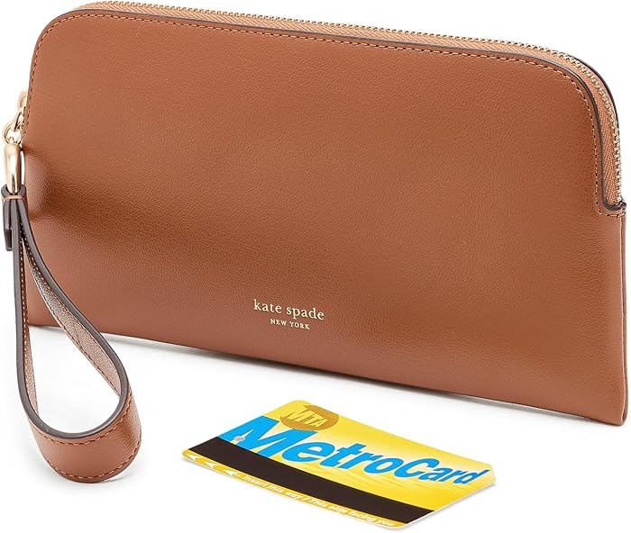 Женские сумки Kate Spade New York Halo Fine Grain Leather Medium Wristlet — фото 2