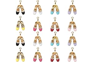 Dance Charm: Honbay Sparkling Rhinestone Ballet Shoe Charm