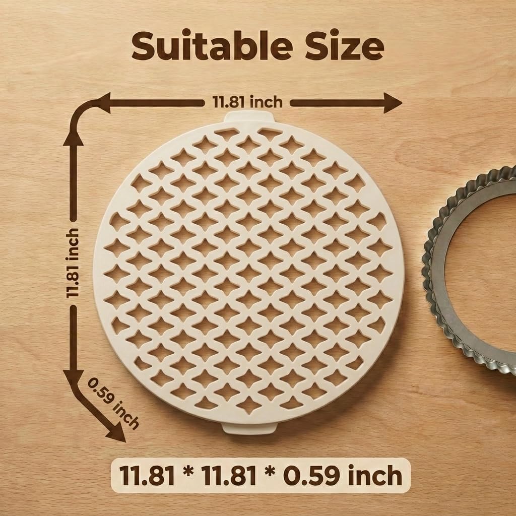 Lattice Pastry Cutter Set of 2, Lattice Pie Dough Cutter and Sealer, Pastry Cutter for Pie Dough, Apple Pie, Tart, Cake, Meat Pie Cutter and Sealer, Star-shaped