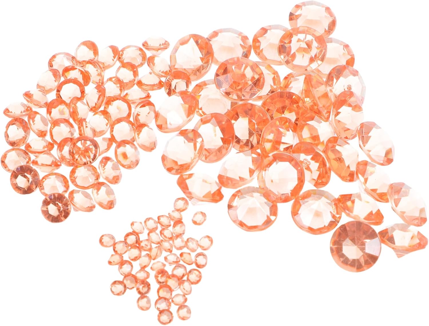 8000pcs Acrylic Fake Crystals Decorative Rocks for Weddings and Events Shiny Clear Table Scatter for Home and Vase Fillers