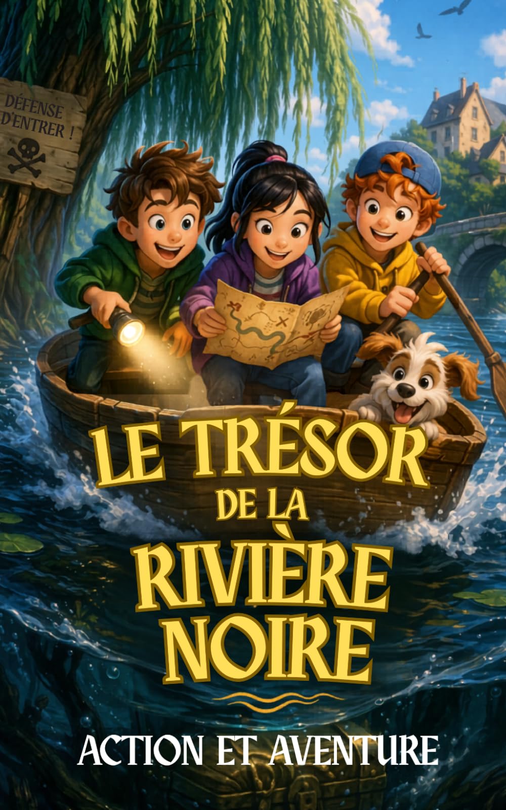 LE TRÉSOR DE LA RIVIÈRE NOIRE: Une légende oubliée, trois enfants courageux, un secret plus précieux que l’or (Lecture d’été pour enfants dès 8 ans)