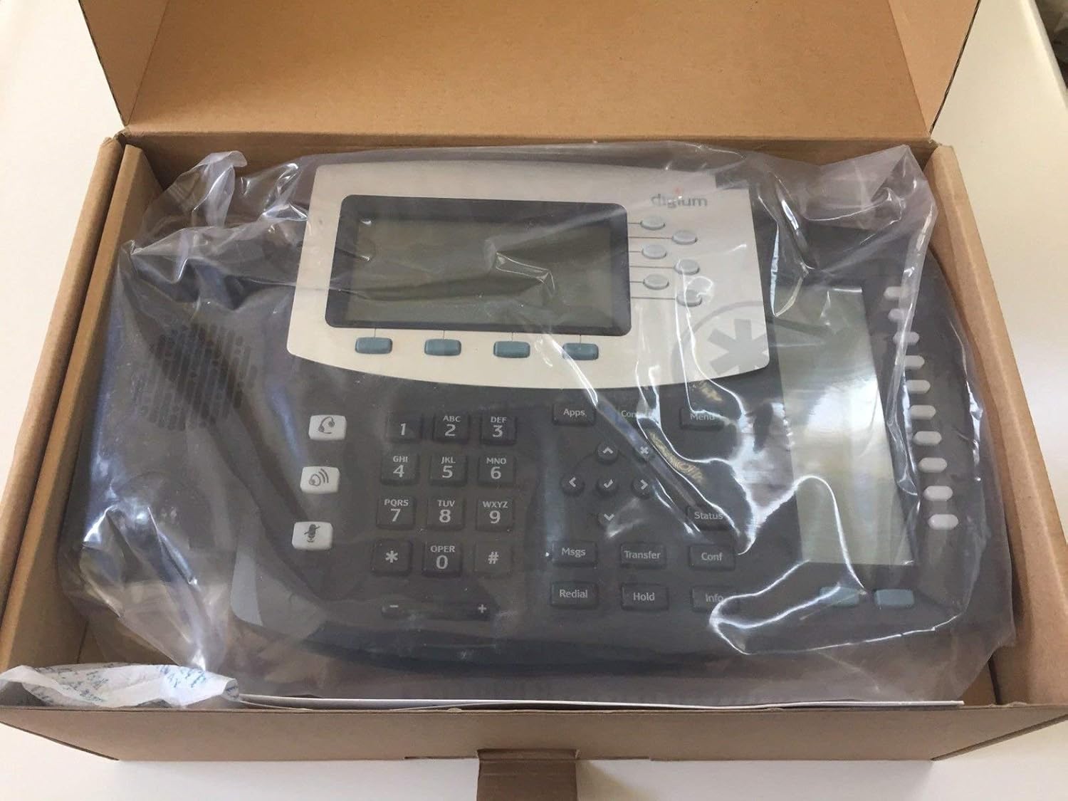 Digium IP Phone, D70 6-Line SIP With HD Voice (Renewed)