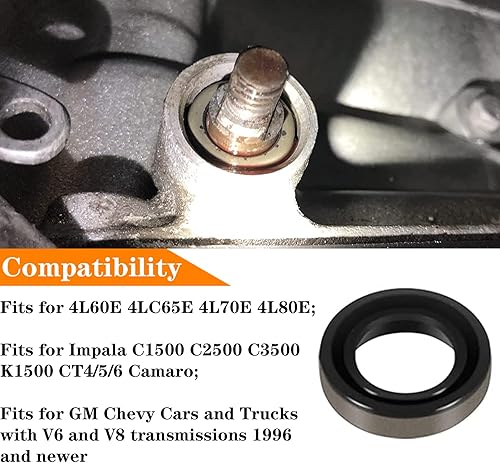 Miniatura 3 de Herramienta de transmisión de la palanca de cambios de sello instalador para GM Chevy 4L60E 4L80E incluye sello