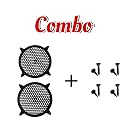 8 INCH Speaker Grills with Screws, Set of 2, Black gallery image