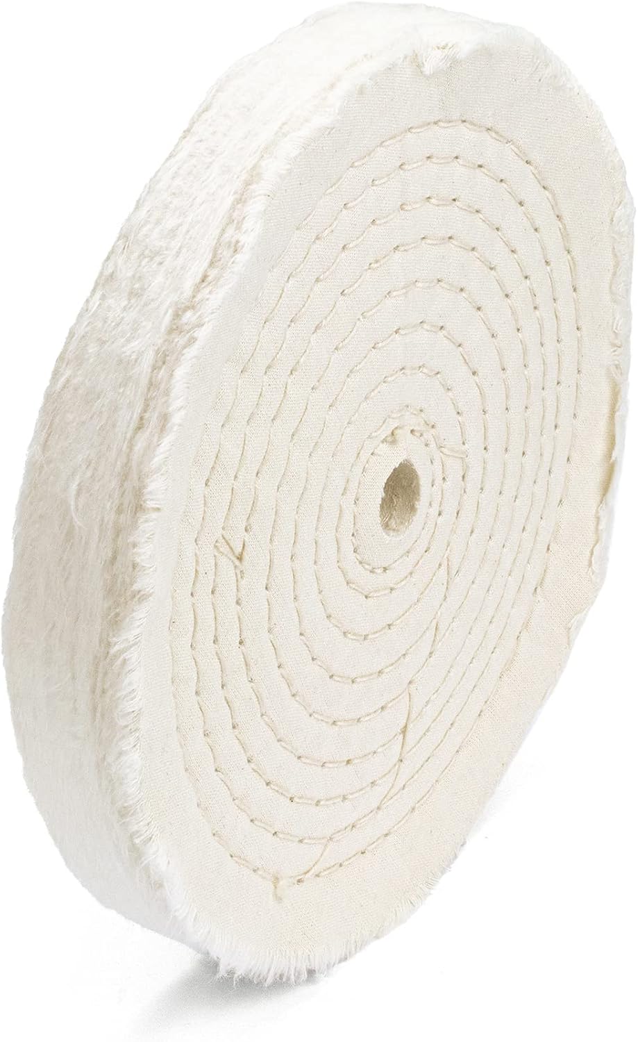 ENKAY 8" Extra Thick Spiral Sewn Buffing Wheel (80 Ply) Power
