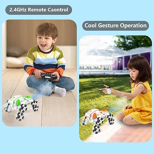 Miniatura 4 de Robot Dog RC-Car, 8WD Gesture Control Remote-Car, RC Stunt-Car, RC Stunt-Car, RC Camión Juguetes para Niños