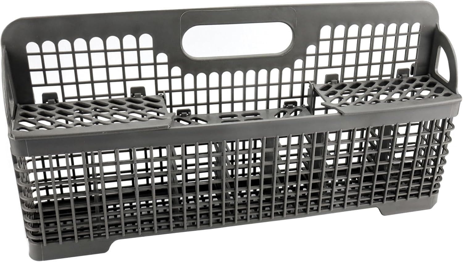 8531233 WP8562043 Dishwasher Silverware Basket(19\"x3.4\"x9\") by puxyblue - Compatible with WhirlPool KitchenAid GE KenMore Dishwasher Utensil Rack Basket - 3 YEARS EXCHANGE