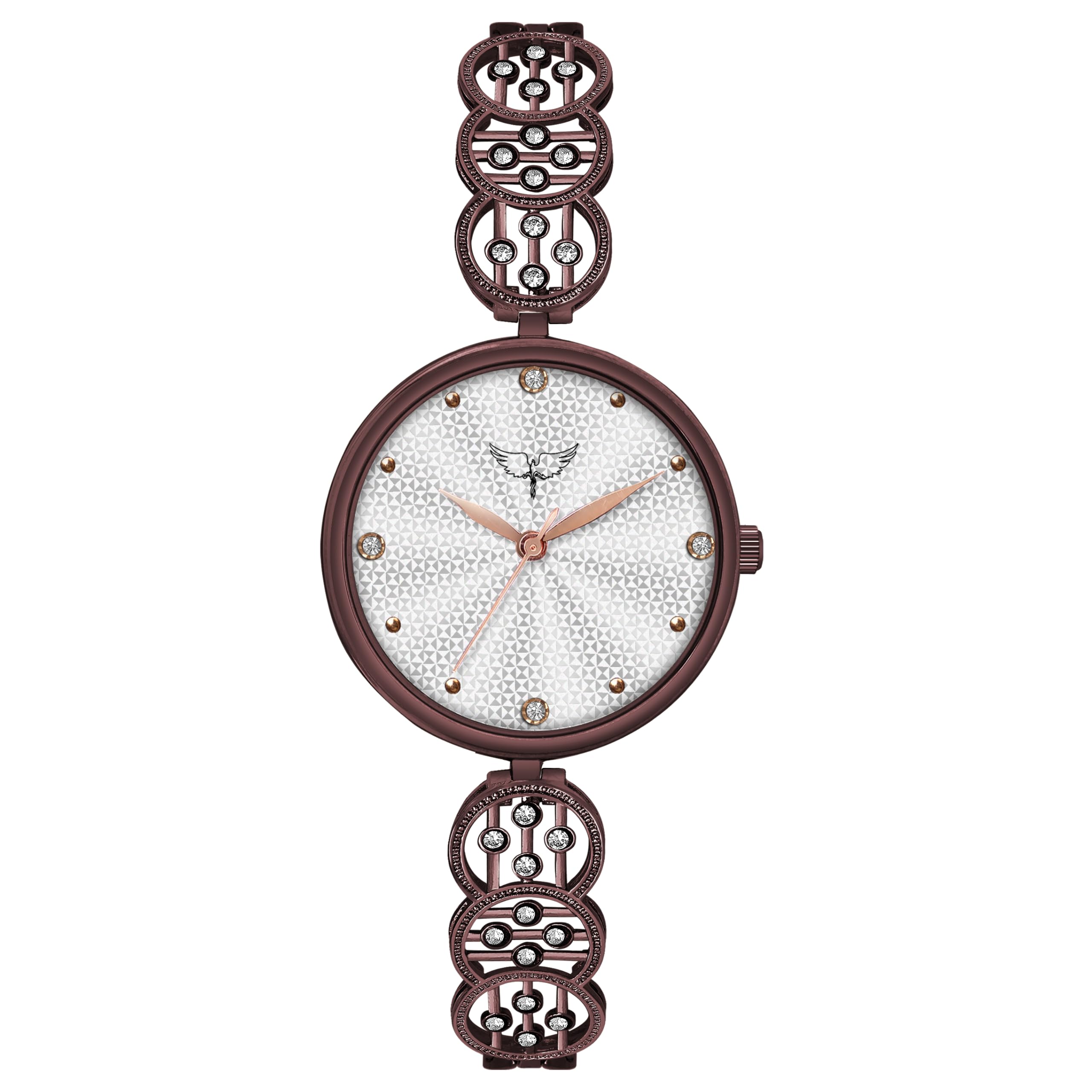 Starlet Quartz Analog Dial Metal Strap Watch for Girls-Women's-image-12