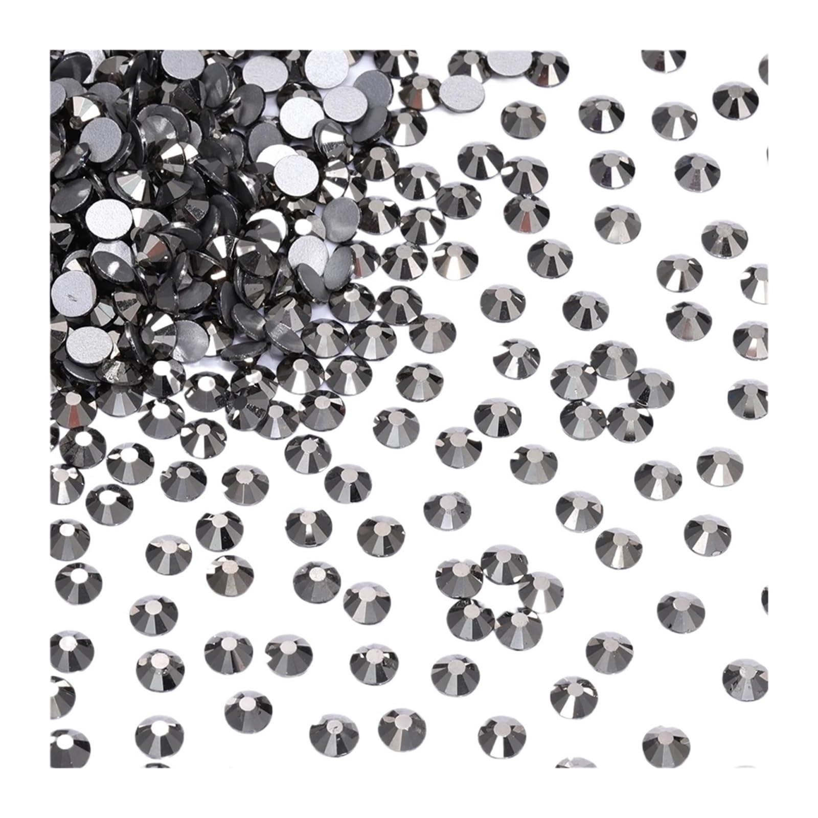 Ematite SS3-SS30 AAAAA Strass in vetro non hotfix con retro piatto, per decorazione unghie, accessori fai da te (SS30-288 pezzi)