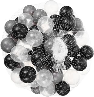 jojofuny Gray Decor Balls for Ball Pit 100pcs Ocean Ball Ocean Decor Baby Decor Balls for Playpen for Colorful Ocean Balls Grey Ball Pit Kids Tent