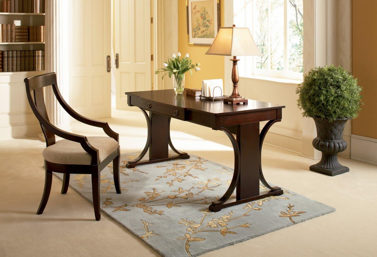 Inland Empire Furniture Hassan Dark Cherry Solid Wood Desk & Chair