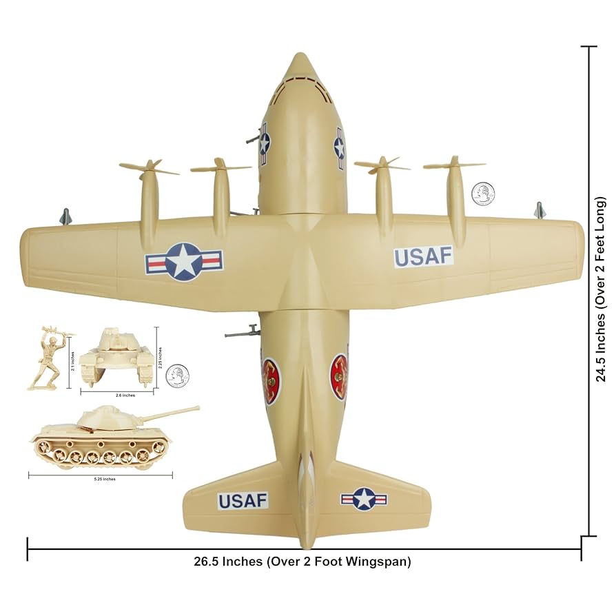Amazon.co.jp: TimMee プラスチックアーミー メンズ C130 プレイ