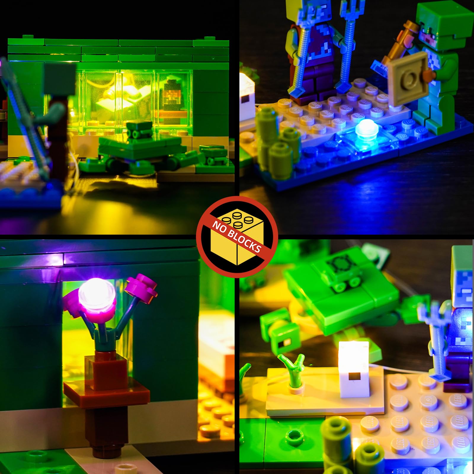 マイキー　セット Amazon.com: BrickBling Light Kit Compatible with Lego Mine-Craft