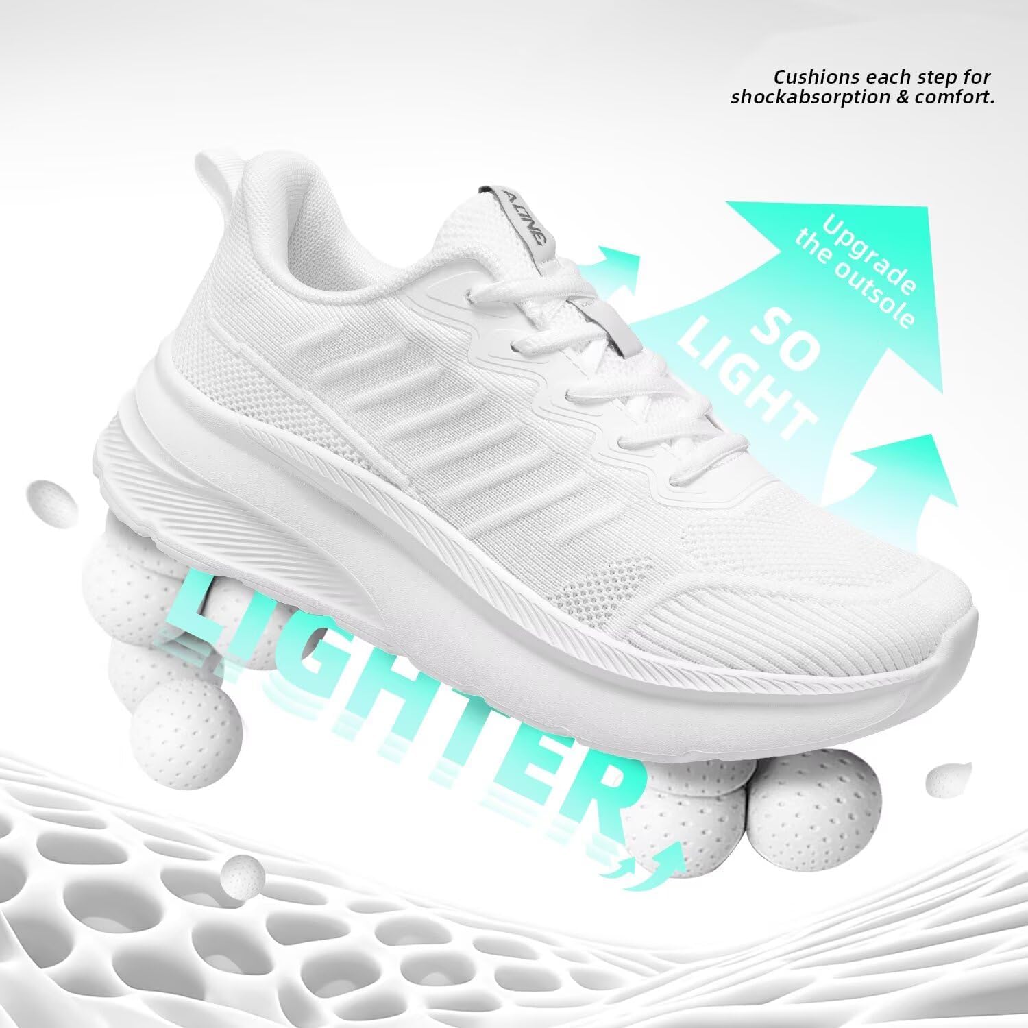 Mens Wide Walking Shoes Soft Sole Non Slip Running Comfortable Tennis Breathable Athletic Gym Workout Sport Sneakers - Image 5